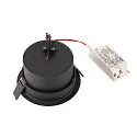 SLV LED Deckeneinbauleuchte OCULUS DL MOVE, DIM-TO-WARM 2000-3000K, 36-780lm, IP20, Schwarz