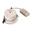 SLV LED Deckeneinbauleuchte OCULUS DL MOVE, DIM-TO-WARM 2000-3000K, 36-780lm, IP20, Weiß