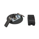 Recessed canopy FITU, with connection box, IP20, black