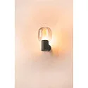 SLV LED Outdoor luminaire OVALISK WL LED Wall luminaire, CCT switch, 3000/4000K, 560/600lm, IP65, anthracite