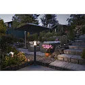 SLV LED Outdoor luminaire OVALISK 100 FL LED Floor lamp, CCT switch, 3000/4000K, 560/600lm, IP65, anthracite
