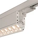 SLV LED 3-Phasen Strahler SIGHT MOVE ON-OFF, IP20, 45cm, mit Raster, CRi >90, schwenkbar, schaltbar, 26W 4000K 3100lm 75°, weiß