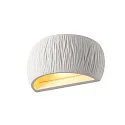 Wandleuchte PLASTRA WL CURVED CUTRAIN, G9, QT-DE12, IP20, weiß