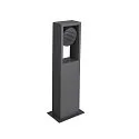 LED Outdoor luminaire ESKINA FRAME FL SINGLE LED Floor lamp, CCT switch, 3000/4000K, 1100/1200lm, IP65, anthracite, 45cm