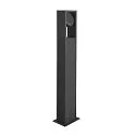 SLV Outdoor LED Stehleuchte ESKINA FRAME 75 SINGLE CCT, IP65 IK06, 75cm, 15W 3000/4000K 95°, verstellbar, Anthrazit