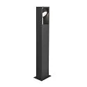 SLV Outdoor LED Stehleuchte ESKINA FRAME 75 SINGLE CCT, IP65 IK06, 75cm, 15W 3000/4000K 95°, verstellbar, Anthrazit