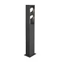 SLV Outdoor LED Stehleuchte ESKINA FRAME 75 DOUBLE CCT, IP65 IK06, 75cm, 27W 3000/4000K 95°/95°, verstellbar, anthrazit