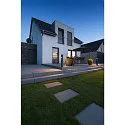 SLV Outdoor LED Stehleuchte ESKINA FRAME 75 DOUBLE CCT, IP65 IK06, 75cm, 27W 3000/4000K 95°/95°, verstellbar, anthrazit