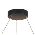 SLV LED Pendelleuchte ONE 80 PD DALI UP/DOWN, CCT switch, 3000/4000K, 615/635lm, schwarz