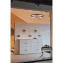 SLV LED Pendelleuchte ONE 80 PD DALI UP/DOWN, CCT switch, 3000/4000K, 615/635lm, schwarz