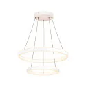 LED Pendelleuchte ONE DOUBLE PHASE, Up/Down, Ø 60cm, 35W 2700/3000K (CCT) 1270lm 130°, CRi >90, weiß