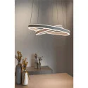 SLV LED Pendelleuchte ONE DOUBLE PHASE, Up/Down, Ø 60cm, 35W 2700/3000K (CCT) 1270lm 130°, CRi >90, weiß