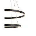 SLV LED Pendelleuchte ONE DOUBLE PD DALI UP/DOWN, CCT switch, 3000/4000K, 1050/1060lm, schwarz