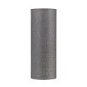Textil-Schirm FENDA, Zylindrisch / Lang, Ø 15cm / Höhe 40cm, Grau