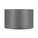 Textil-Schirm FENDA, Zylindrisch, Ø 45.5cm / Höhe 28cm, Grau