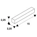 SLV Zubehör für LED Strip GRAZIA 10 EDGE Montageclips, IP20