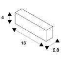 SLV Zubehör für LED Strip GRAZIA 60 Einbau Montageclips, IP20
