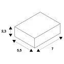 SLV Montagefeder GRAZIA 20, 2 Stück, chrom / Aluminium