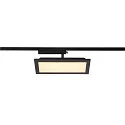 1-Phasen LED Flächen-Strahler PANEL TRACK, Eckig, 15x30cm, 230V / 450mA, 18W 3000K 1800lm, CRi >90, Schwarz