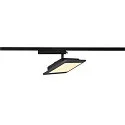 1-Phasen LED Flächen-Strahler PANEL TRACK, Eckig, 15x30cm, 230V / 450mA, 18W 3000K 1800lm, CRi >90, Schwarz
