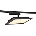 1-Phasen LED Flächen-Strahler PANEL TRACK, Eckig, 15x30cm, 230V / 450mA, 18W 3000K 1800lm, CRi >90, Schwarz