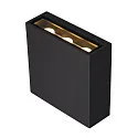 SLV Outdoor LED Wandleuchte BIG QUAD UP/DOWN WL, IP54, 8.2W 3000K 2x320lm 2x30°, Aluminium / Glas, schaltbar, anthrazit