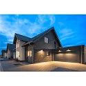SLV LED Außenwandleuchte SITRA S WL SINGLE, IP44 IK05, 6.2W 3000/4000K (CCT Switch) 580/620lm 105°, weiß