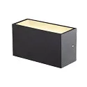 SLV LED Außenwandleuchte SITRA M WL UP/DOWN, IP65 IK05, 20cm, 14W 3000/4000K (CCT Switch) 1700lm 2x95°, anthrazit