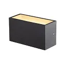 SLV LED Außenwandleuchte SITRA M WL UP/DOWN, IP65 IK05, 20cm, 14W 3000/4000K (CCT Switch) 1700lm 2x95°, anthrazit