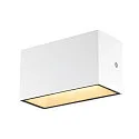 LED Außenwandleuchte SITRA M WL UP/DOWN, IP65 IK05, 20cm, 14W 3000/4000K (CCT Switch) 1700lm 2x95°, weiß