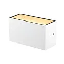 SLV LED Außenwandleuchte SITRA M WL UP/DOWN, IP65 IK05, 20cm, 14W 3000/4000K (CCT Switch) 1700lm 2x95°, weiß