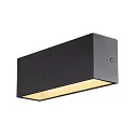 LED Außenwandleuchte SITRA L, UP/DOWN, IP65 IK03, 24W 3000/4000K (CCT Switch) 2800lm 2x105°, anthrazit