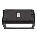 SLV Outdoor LED Wandleuchte QUADRULO WL, IP55 IK04, indirekt, durchverdrahtet, schaltbar, 7.4W 3000K 270lm, anthrazit