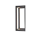 SLV Outdoor LED Wandleuchte QUADRULO WL, IP55 IK04, indirekt, durchverdrahtet, schaltbar, 7.4W 3000K 270lm, anthrazit