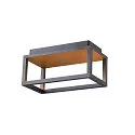 SLV Outdoor LED Wandleuchte QUADRULO WL, IP55 IK04, indirekt, durchverdrahtet, schaltbar, 7.4W 3000K 270lm, anthrazit