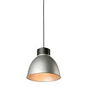 Pendant luminaire PARA DOME E27, black