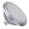 LED Leuchtmittel QPAR111 GU10, 7W, 3000K, CRI90, 40°, silber