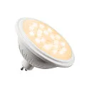 SLV LED Lamp QPAR111 GU10 tunable smart, 10W, 2700-6500K, CRI90, 25°, white/transparent
