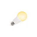 SLV LED Leuchtmittel VALETO® RGBW SMART A60, E27, 9W RGB+W 800lm 230°, CRi >90, dimmbar, weiß / milchig