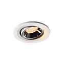 LED Deckeneinbauleuchte NUMINOS® MOVE S, 2700K, 40°, Weiß / Chrom