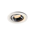 LED Deckeneinbauleuchte NUMINOS® MOVE S, 3000K, 40°, Weiß / Chrom