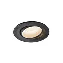 LED Ceiling recessed luminaire NUMINOS® MOVE S, 4000K, 20°, black/white
