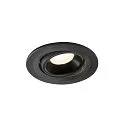 LED Ceiling recessed luminaire NUMINOS® MOVE S, 4000K, 40°, black