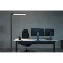 LED Büro-Stehleuchte WORKLIGHT, Up/Down, mit Sensor, 79W 4000K 7600lm 100°/80°, UGR , Schwarz