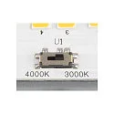 3-phase spot SIGHT TRACK, CCT 37W, 3000/4000K, 3000lm, IP20, black