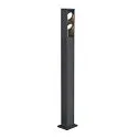 Outdoor LED Stehleuchte ESKINA FRAME 125 DOUBLE CCT, IP65 IK06, 125cm, 27W 3000/4000K 95°/95°, verstellbar, anthrazit
