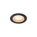 LED Deckeneinbauleuchte NUMINOS® XS, 2700K, 55°, Schwarz / Weiß