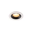 LED Ceiling recessed luminaire NUMINOS® XS, 2700K, 20°, white/black