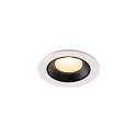 LED Deckeneinbauleuchte NUMINOS® XS, 3000K, 55°, Weiß / Schwarz