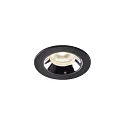 LED Deckeneinbauleuchte NUMINOS® XS, 4000K, 20°, Schwarz / Chrom